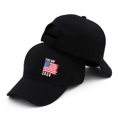 Trump 2024 Flag Black