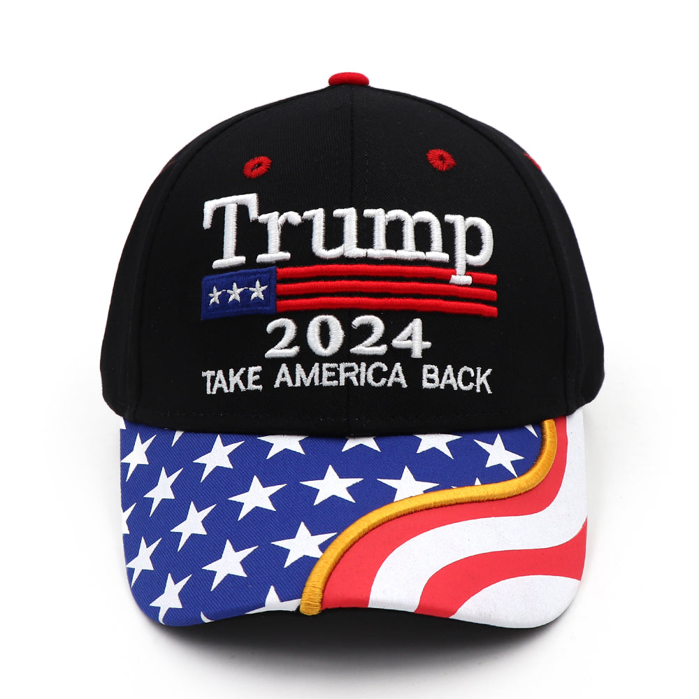 Trump Take America Back Flag Brim