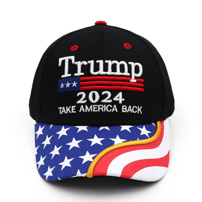 Trump Take America Back Flag Brim