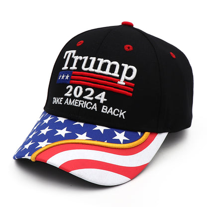 Trump Take America Back Flag Brim