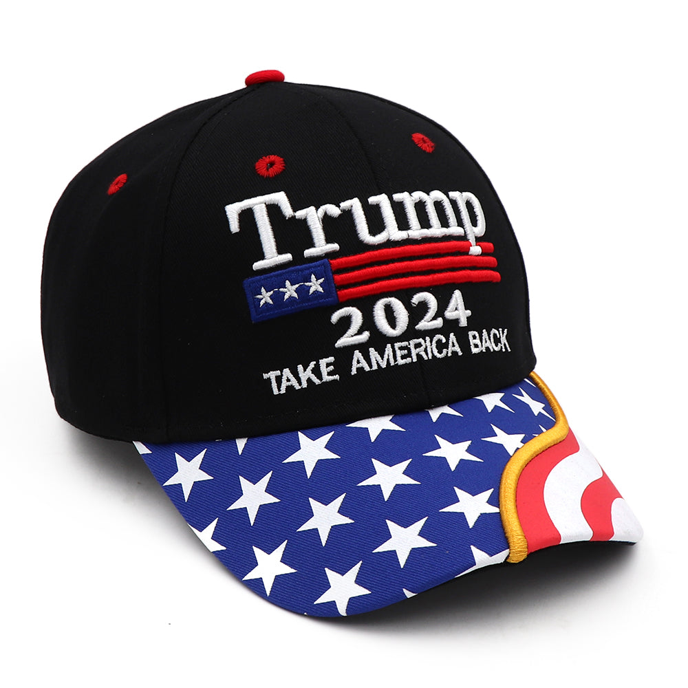 Trump Take America Back Flag Brim