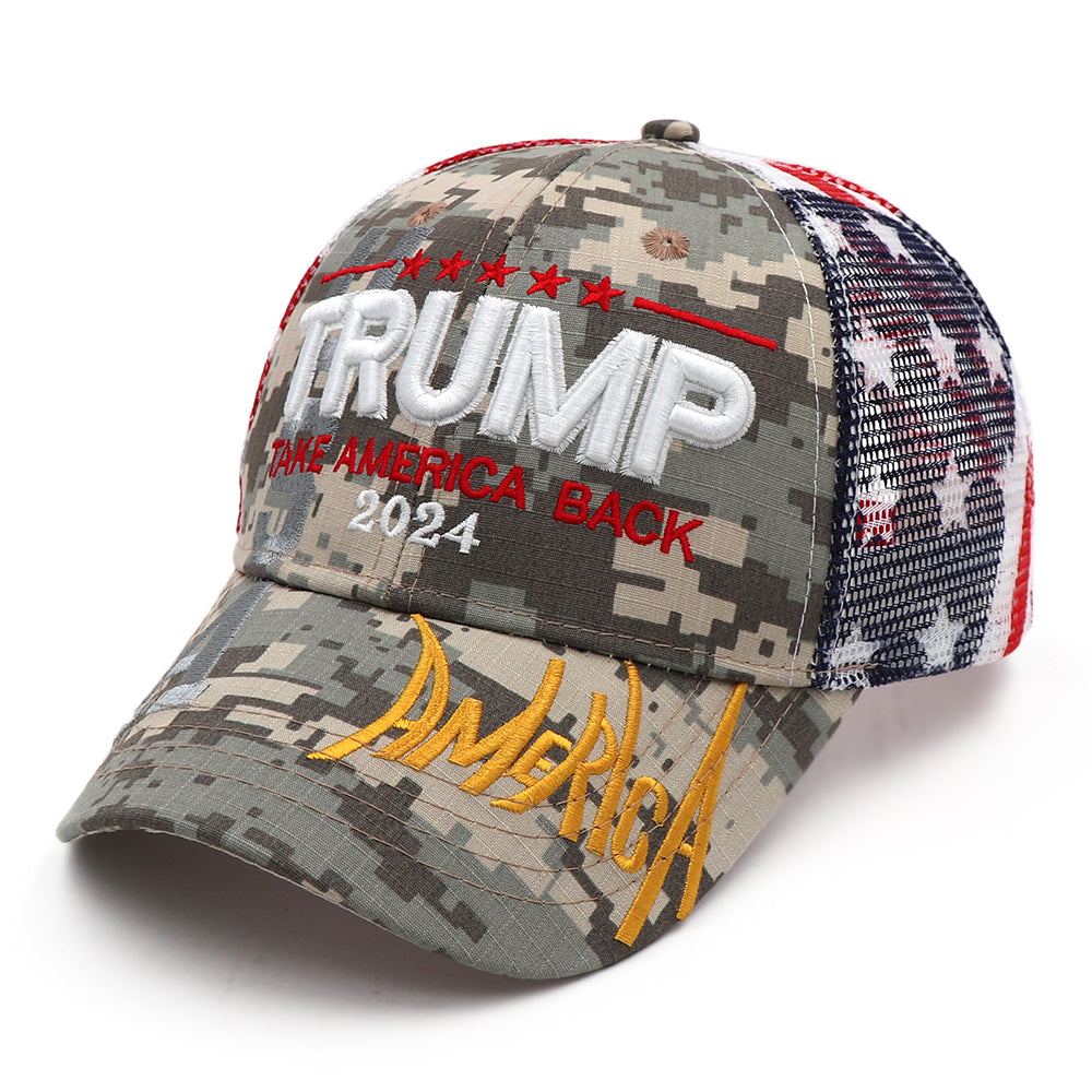 Trump Take America Back Glitch Camo