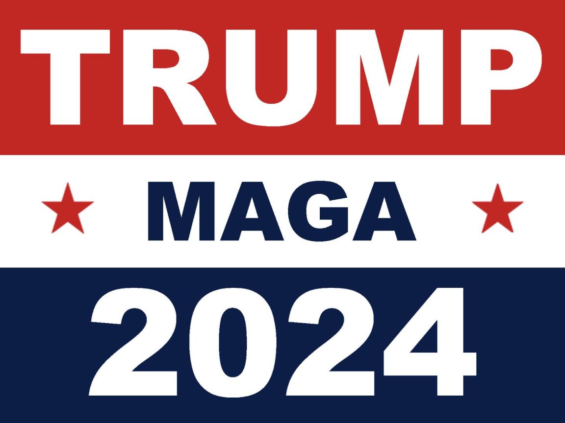 MAGA Yard Sign