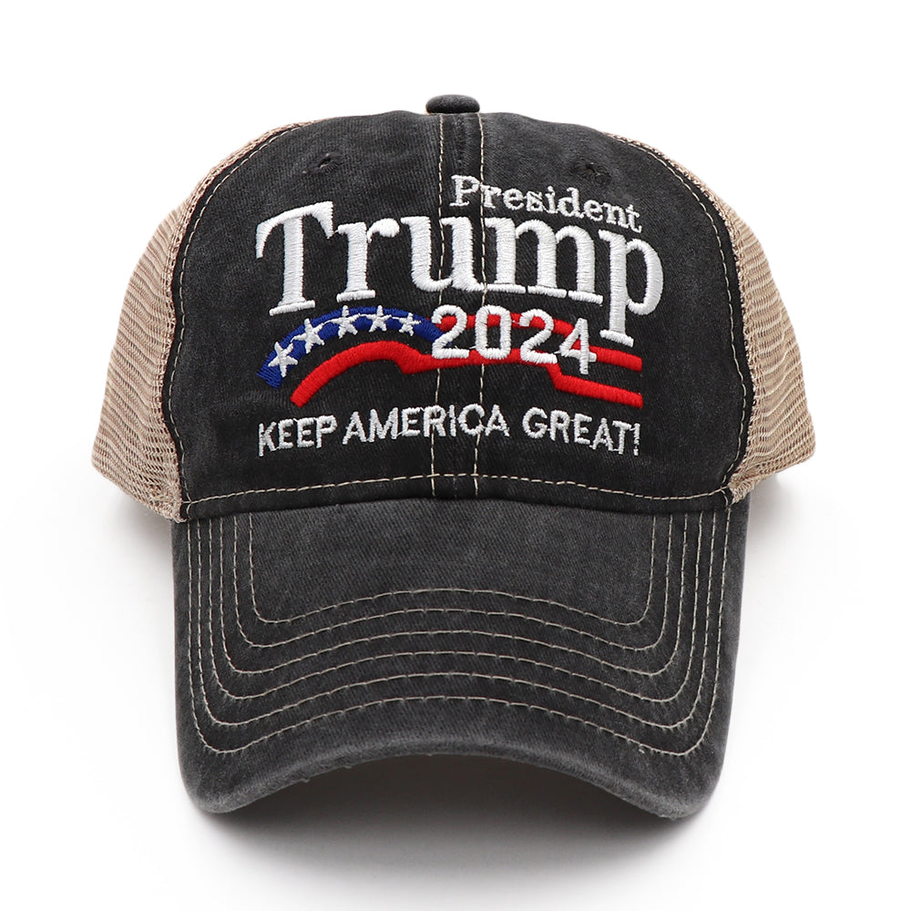 Trump 2024 Black Denim